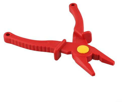 YobiLife Pinza a becco piatto isolata 1000 V elettricista strumento manuale certificato VDE IEC60900 ad alta tensione di sicurezza in plastica anti-magnetica 19,7 cm