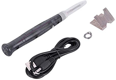 Fer à Souder Électronique USB Kit de Soudure Haute Précision 5V 8W avec Support pour Or, Argent, Cuivre, Etain, Aluminium etc.
