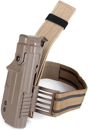 Gexgune Jagd Taktische militärische Holster rechte Drop Leg Oberschenkel Lock Pistole Holster für G17 18 19 22 (2 Farben optional)