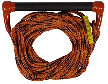 Jobe Transfer Ski Combo - Rot - Erhältlich in DREI sichtbaren und leuchtenden Farben - 1,1 Zoll | 28 mm Dicker runder Griff