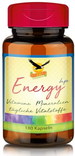 Get UP® Energy hp Multi mit 29 Vitamine Mineralien & Vitalstoffe, 180 Kaps