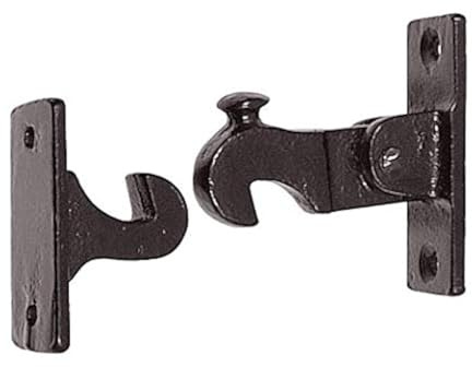 ZEROplus Black Iron Birds Beak/Gravity Door Holder, Automatic Door Catch, Z1402