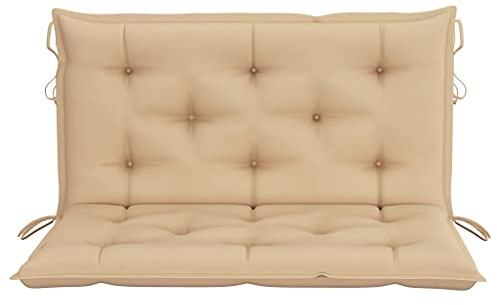 WIFESE Auflage für Hollywoodschaukel 100x50x7 cm Sitzkissen Bank Bankauflage Kissen Outdoor Bierbankauflagen Sitzpolster Bank Sitzauflagen FüR BäNke RüCkenpolster Beige