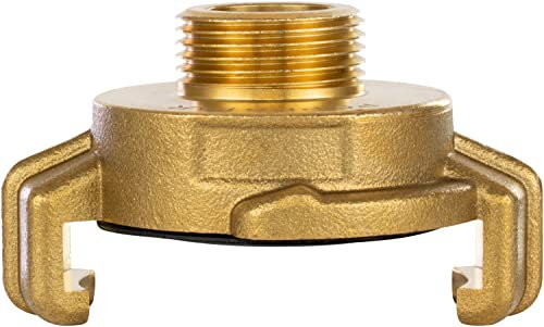 Poppstar Messing Schnellkupplung 1/2 Zoll Außengewinde (G 1/2-Gewinde auf Klauenkupplung)