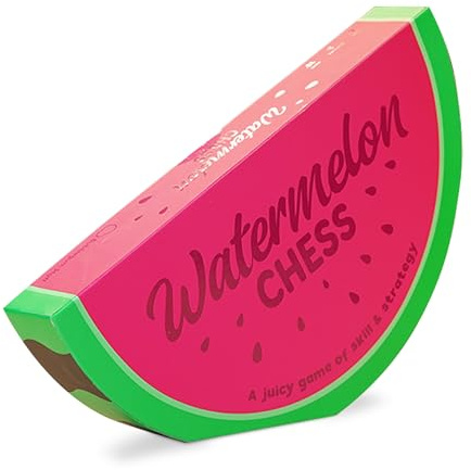 Bubblegum Stuff - Watermelon Chess Set - Chess Board, Chess Pieces, Board Games, Family Party Game - Compact Chinese Playground Entertainment