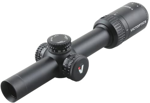 Victoptics OPSL21 X4 1-4x20IR Zielfernrohr für Sport, Airsoft und Jagd, Luftgewehr, Ziel-Visier, Gewehrzielfernrohr, Rifle Scope, umfangreiches Zubehör
