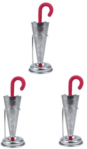 IMIKEYA 3pcs Stainless Steel Tea Infuser Tea Leaf Strainer Reusable for Kitchen Random Color