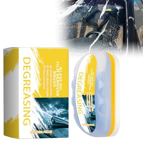 Cepillo Limpiador para Parabrisas - Elimina Películas de Aceite y Anti-Vaho, Mejora la Visibilidad