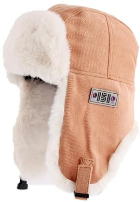 YUECIBAI Fliegermützen Pilot Hut Outdoor Hut Damen Mode Hut Pilot Männer Warm Bomber 56-60Cm Orange