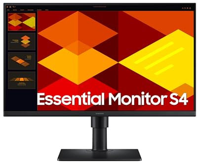 Samsung Écran PC Professionnel S40GD 27'', Noir, FHD 1920x1080, 100 Hz, Dalle IPS, HDMI, Display Port, USB Type A, Orientable, Pivotable et Inclinable, Pied Ajustable, Mode Eye Saver, LS27D402GAUXEN