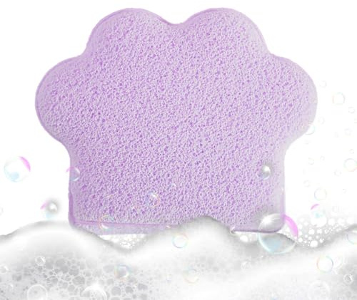 Esponja desmaquillante | Toallitas secas desmaquillantes de pata de gato - Toallitas de eliminación de cosméticos tipo guante para accesorios de baño