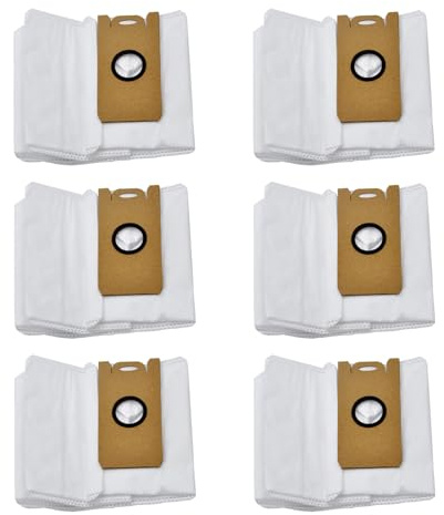 Bolsa de recogida eficiente para temporada de alergias y aspiradoras de pelo de mascotas, accesorios de repuesto para mopa de robot, bolsas de filtro de aspiradora de alta capacidad