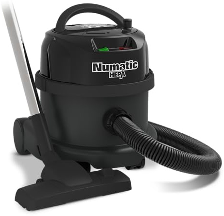 Hepa Vacuum Cleaner PPR170H HEPA13 Filtration Dry Cylinder Numatic Henry Hoover - Asthma Pet Allergies Hay fever Dust Mite Mould Spores - Avern (PPR170H Hepa Black)