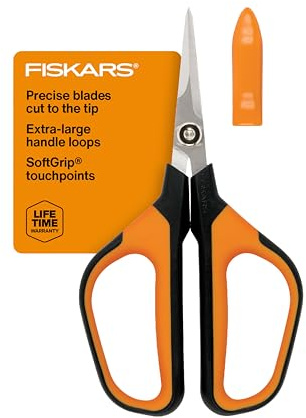 Fiskars 399230-1001 Tijeras de podar Micro-Tip, Naranja/Negro