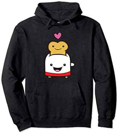 Toast et grille-pain Kawaii Toast Bread Toaster Sweat à Capuche