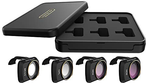 Fututech Lens Filter for DJI Mavic Mini/Mavic Mini 2 CPL MCUV ND ND/PL Professional Lens Filter for Drone (Combo 4 MCUV*1 CPL*1 ND4*1 ND8*1)