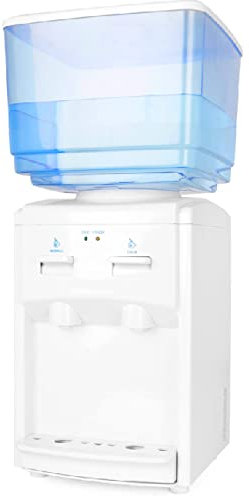 Suinga Wasserspender • Wasserspender • Zeit- und Kaltwasser mit Wassertank • 7 Liter • Abnehmbare Tropfschale