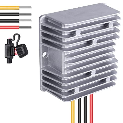 Golf Cart 48V to 12V Voltage Converter 240W 20A DC Voltage Buck Reducer
