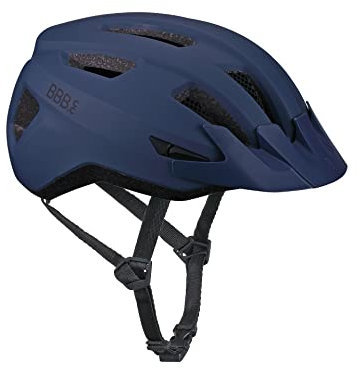 BBB Cycling Fahrradhelm für Herren und Damen mit Abnehmbarem Visier Radhelm Rennradhelm Condor 2.0 + travelbag BHE-173T Matt Heritage Blue L (58-62cm)