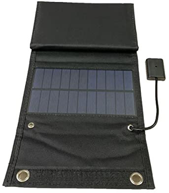 70W Chargeur Solaire Pliable, 5V / 2A Chargeur Solaire Portable pour Camping, Charge Rapide, IP65, avec 2 Crochets en Acier Compatible Compatible avec Téléphone Portable,Tablettes de Randonnée Campin
