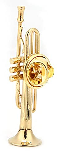 Trompetenbrosche, Anstecknadeln Für Frauen, Mantel, Kleid, Anstecknadeln Mit Aufbewahrungsbox, Kleidung, Dekoration, Musikinstrument, Brosche, Für Damen(S)