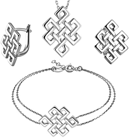 Zeitloses Verstellbares Schmuckset Mit Schlangenkette Und Silberanhänger