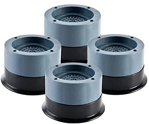 Waschmaschinen-Gummimatte ACHTEN Waschmaschine Fußpolster Anti-Rutsch-Stoßdämpfung Einstellbare Universalfuß Pad Saugnapf Mute Stable Pad Hohe Gummi Pad (Size : 2)