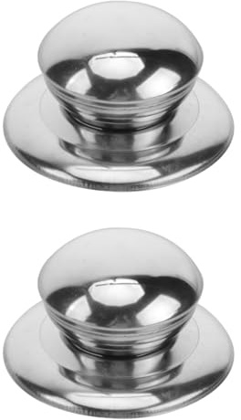 Zerodeko Bouton De Couvercle De Casserole En Acier Inoxydable Lot De 2 Poignée De Remplacement Universelle Pour Couvercles De Marmites Poêles Et Casseroles Anti-Brûlure Facile À Installer