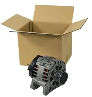 Cajeando - Pack de 20 Cajas de Cartón Simple con Solapas 25 x 20 x 20 cm Para Mudanzas y Envíos Fabricadas en España