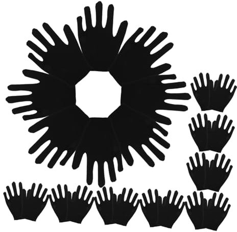 KITANDOVE 12 Paar Baumwollhandschuhe Schmuckhandschuhe Für Outdoor-arbeit Schutzhandschuhe Für Garten Und Reinigung Arbeitshandschuhe Für Industrie Und Handarbeit