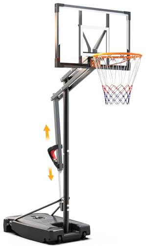 Basketball Hoop Outdoor for Kids 8.5ft Adjustable Portable Hoops & Goals
