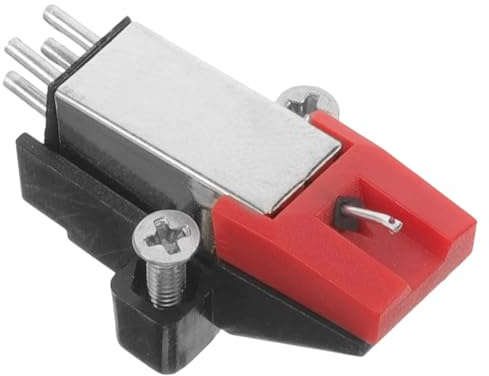 Alasum Plattenspieler Tonabnehmer aus Abs und Metall für Vinyl mit Purem Klang und Zuverlässiger Leistung ohne Vorverstärker für Einsteiger