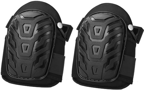 Professional Knee Pads,Knee Pads Work with Heavy Duty Foam Padding and Gel Cushion,Strong Double Straps and Adjustable Clips for Men,Women,Construction,Flooring,Gardening,Cleaning and DIY