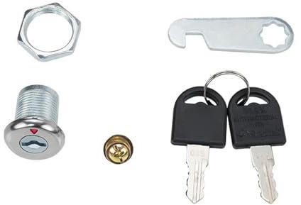2set Drawer Furniture Cams Lock with Key Cabinet Drawer Lock for Office Desk Letter Box Cupboard Cams Lock Easy to Inst