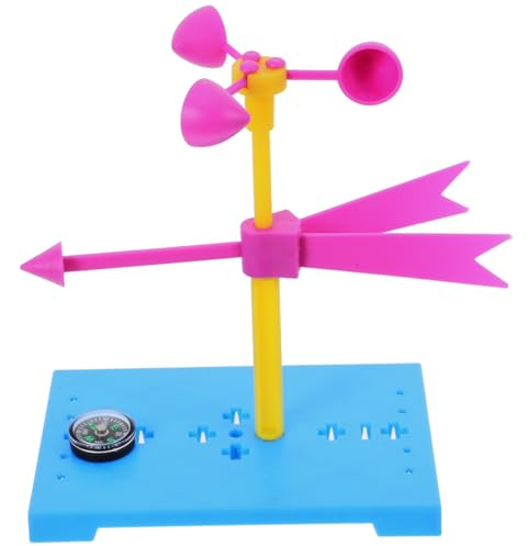 SOLUSTRE Educational Wind Vane Kit for Boys and Girls Stem Science Experiment Tool for Classroom Weather Learning Wind Indicator for Meteorological Concepts and Fun Weather Activities