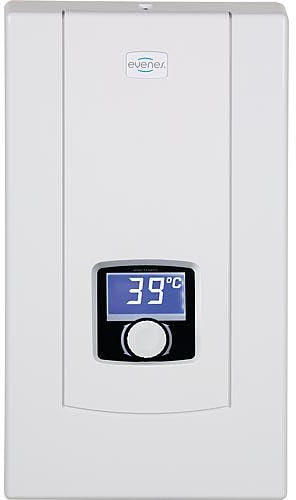 Chauffe-eau instantane evenes PPE2 electronique, LCD 17/18/21/24KW, 400 Volt