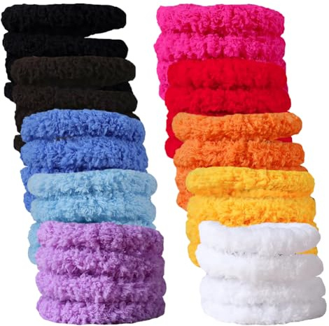 JIHUOO 10 Stück 15 mm x 1 Meter extra dicke Pfeifenreiniger, großer Bastelpfeifenreiniger, dicke flauschige Chenille-Stiele, lange Pfeifenreiniger, weicher Chenille-Pfeifenreiniger für Bastelprojekte