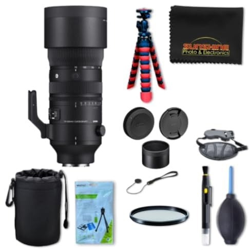Sigma 70-200mm f2.8 DG DN OS Sports Lens for Sony E with Sunshine Photo Professional Bundle - 4 Years USA Manufacturer Warranty