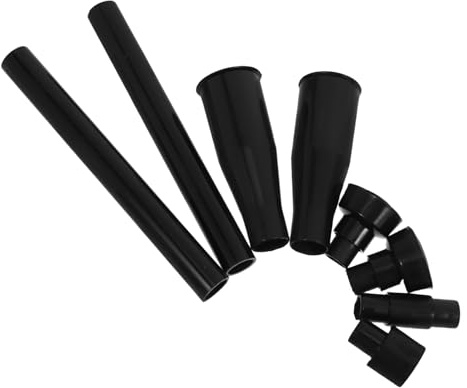 Toyvian 8 Stück Springbrunnen Zubehör für Garten und Teichbrunnen Kunststoff Schwarz Leicht zu Montieren Ersatzadapter für Wasserdüse