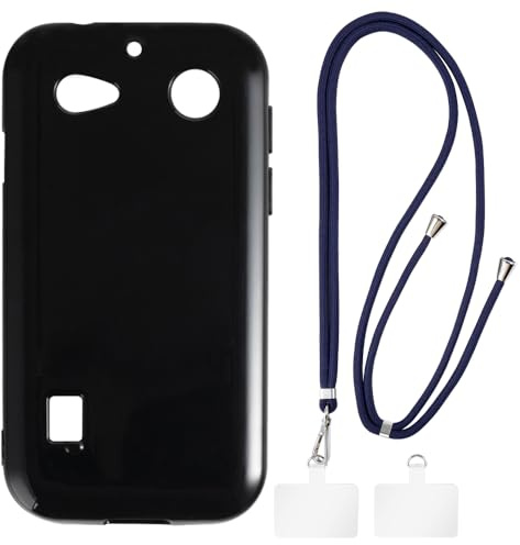Crossbody/Neck Strap TPU Phone Case Combo Compatible with Doro Leva L10, Shockproof Protective Cover with Adjustable Lanyard
