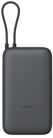 Xiaomi 22.5W Power Bank 20000mAh (Câble intégré) Gris foncé