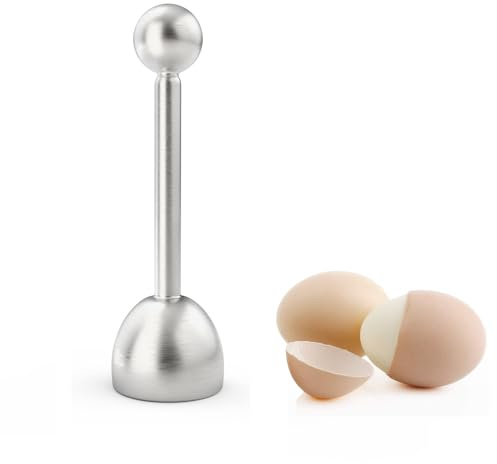 Ouvre Œufs en Acier Inoxydable,Ouvre œuf Ouvre Oeuf Coupe Oeuf à la Coque Outil de Cuisine Mous Coupe-œuf Outil de Cuisine Toqueur Oeuf pour Oeufs durs