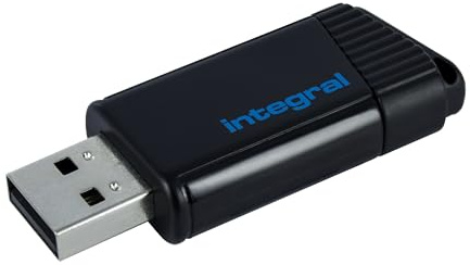 Integral Memory Pulse 16 Gb USB 2.0 Flash Drive - Blue, INFD16GBPULSEBL