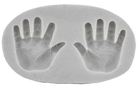 Bebé Molde de silicona | bebé manos por FPC molde de fondant, resina, cera molde, molde de Fimo, Craft molde