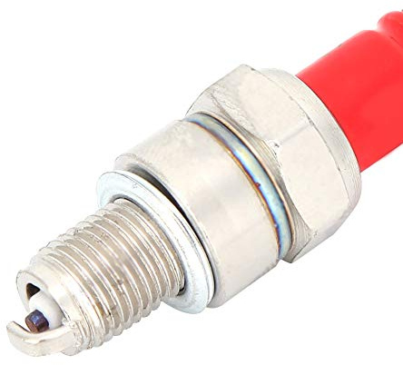 Roller Zündkerze, Qiilu Hochleistungs Elektrode Zündkerze für Roller Quad Quads GY6 50cc 150cc