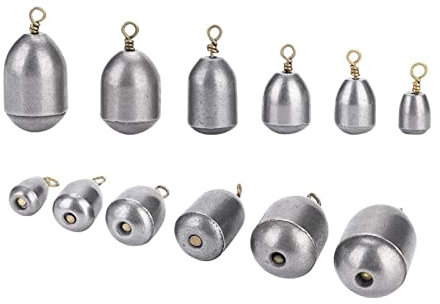 Angeln Platinen Eisen Gewicht Fisch Casting Tool Set mit Box für Outdoor Angeln Terminal Angelgerät(12pcs)
