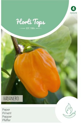 Hortitops 124519 Habanero Orange (semillas de chile)
