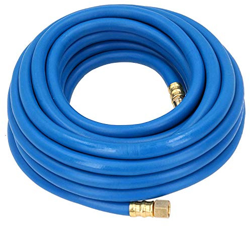 10m x 8mm Bore Heavy Duty Reinforced Industrial Rubber Air Hose 30ft Air Line for Air Tools and Compressors