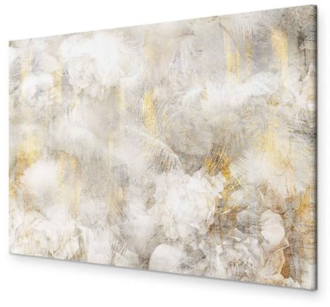murando - Akustikbild Abstrakt Blumen 90x60 cm 1 tlg Bilder Akustikschaum Schallschutz Kunst Akustikpaneele Wandpaneele Schalldämmung Wandbild Schallabsorber wie gemalt Botanik a-A-0774-b-a