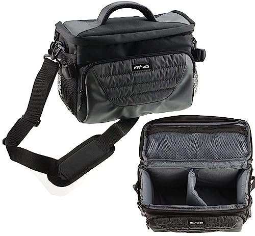 Navitech Grey Shoulder Camera Bag Compatible with Panasonic LUMIX DC-S5 II Full Frame Mirrorless Camera